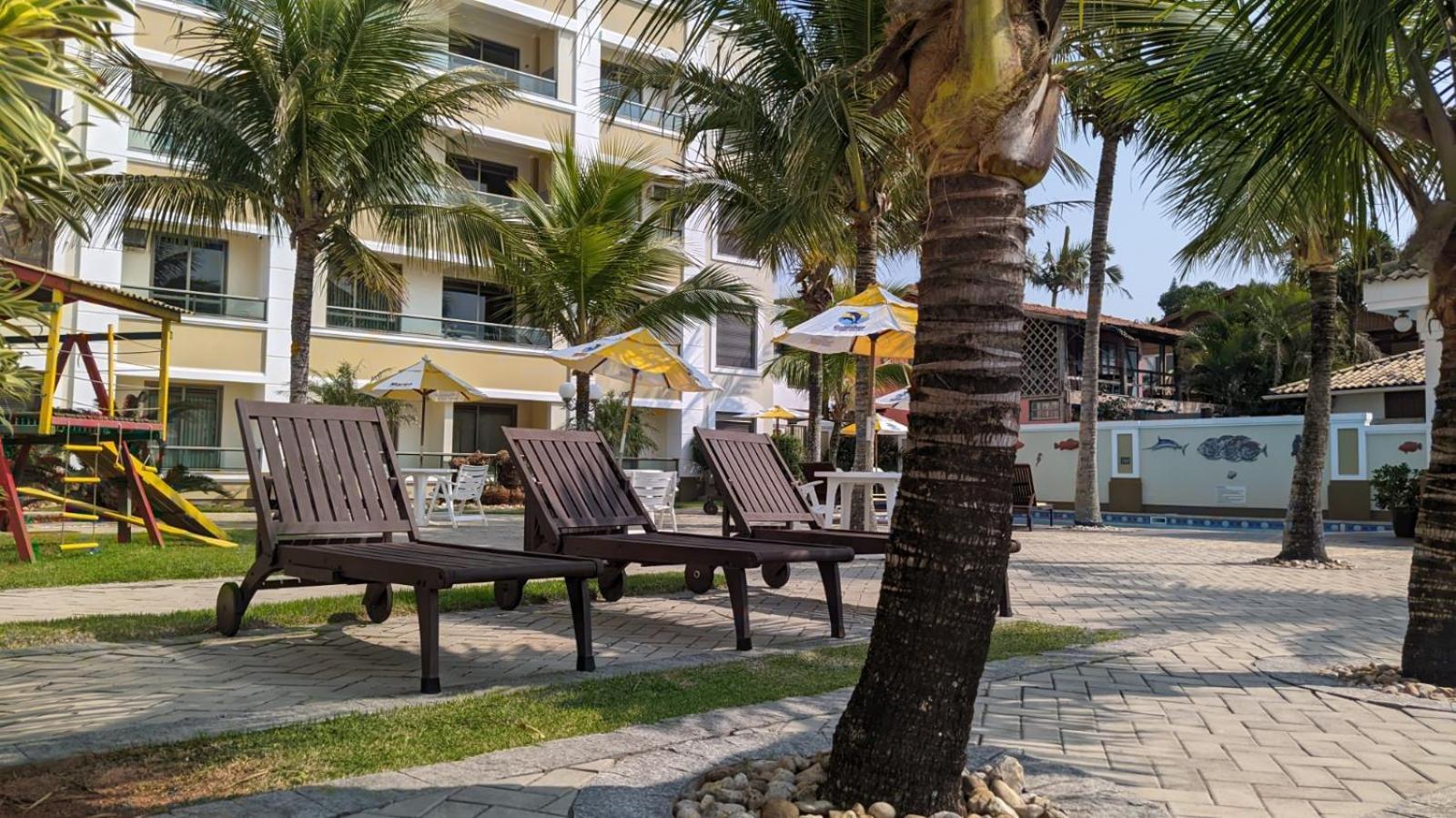 Golfinhos Apart-Hotel - Apto Terreo Frente Ao Mar!!! Флорианополис Экстерьер фото
