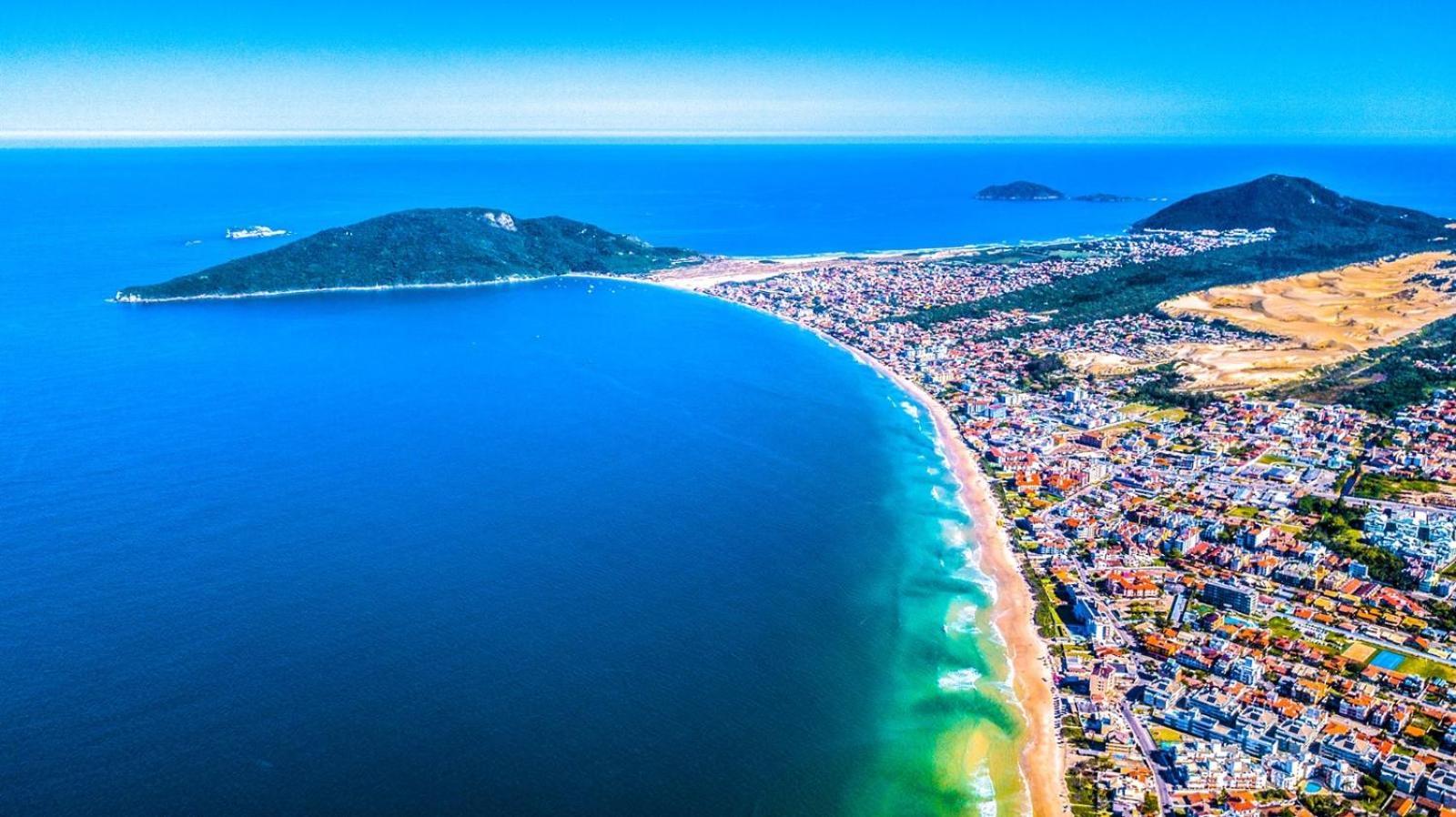 Golfinhos Apart-Hotel - Apto Terreo Frente Ao Mar!!! Флорианополис Экстерьер фото