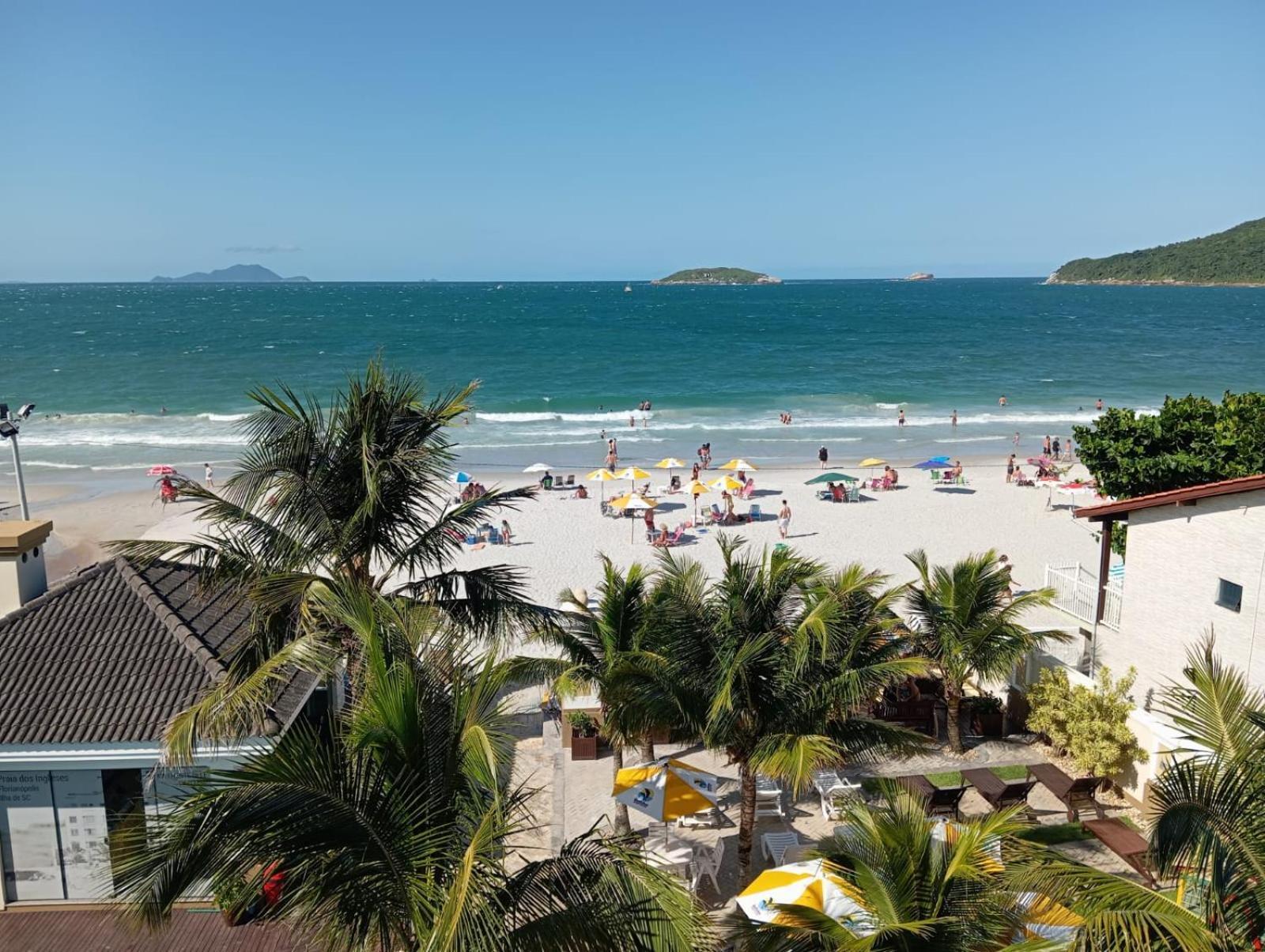 Golfinhos Apart-Hotel - Apto Terreo Frente Ao Mar!!! Флорианополис Экстерьер фото