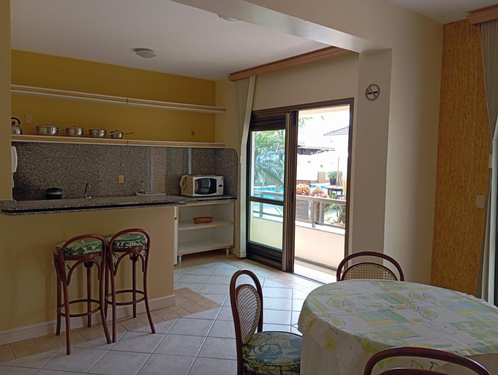 Golfinhos Apart-Hotel - Apto Terreo Frente Ao Mar!!! Флорианополис Экстерьер фото